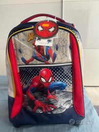 Zaino con ruote di Spiderman NUOVO