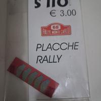 placche rally modellini auto 1/43 tron