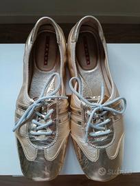 Ballerina Prada in pelle