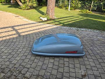 baule portabagagli auto usato solo 2 volte compres