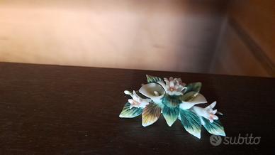 fiori ceramica capodimonte 