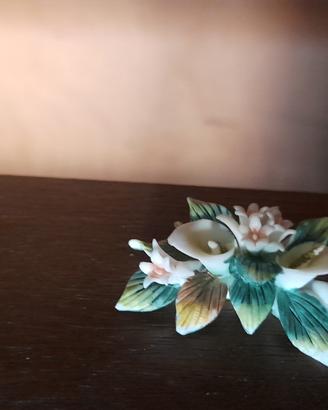 fiori ceramica capodimonte 