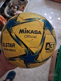 pallone calcio mikasa original giallo morbido 5 7 
