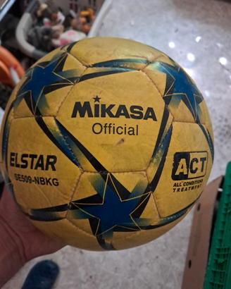pallone calcio mikasa original giallo morbido 5 7 