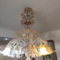 Lampadario arte Murano originale inizi anni '80