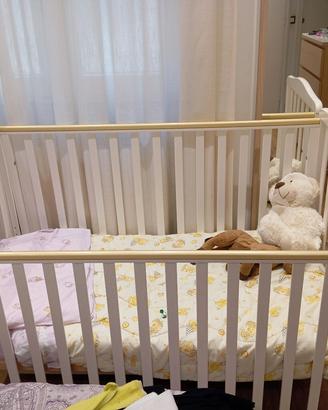 Culla per neonato completa di lenzuola