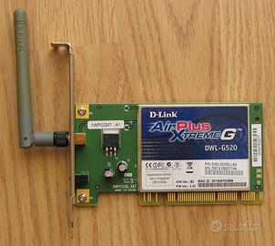 Adattatore PCI Wi-Fi, D-Link DWL-G520