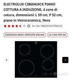 Electrolux induzione 4 fuochi