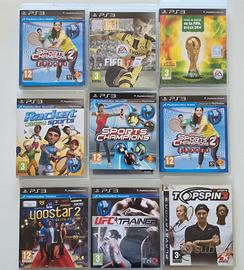 Lotto di 9 giochi per Sony PlayStation 3