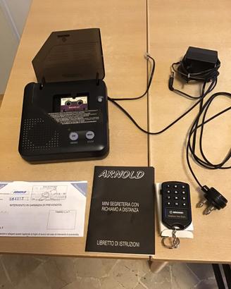 Mini segreteria telefonica con richiamo a distanza