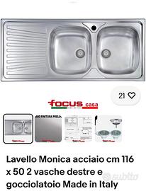 Lavello Cucina Acciaio Inox