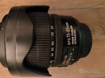 obiettivo Canon 15-85 efs + lente close up 72 mm