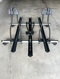 Barre portatutto e 3 alloggi biciclette VW Touran
