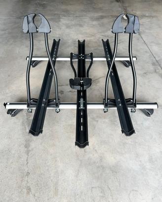 Barre portatutto e 3 alloggi biciclette VW Touran