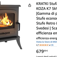 Stufa a legna in ghisa