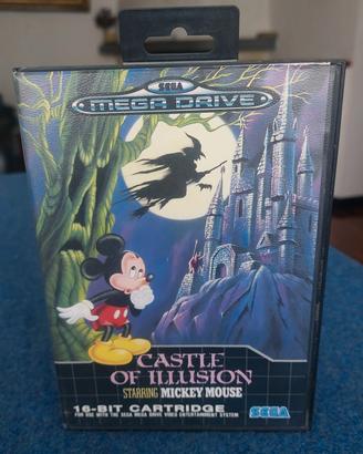 gioco per sega mega drive "Castle of illusion"
