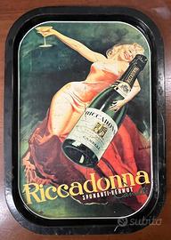 2 vassoi pubblicitari vintage