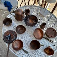 Oggetti in rame vintage anni 50