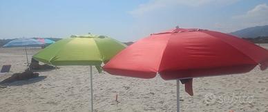 ombrelloni da mare con trivella + 2 picchetti