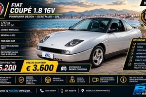 FIAT COUPÉ 1.8 i.e. 16V PININFARINA DESIGN DEL 199