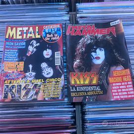 N.2 Riviste musicale kiss metal hammer -shick