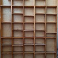 Bacheca piccola da parete in legno porta oggetti