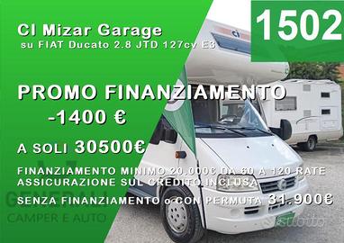 CAMPER CI DUCATO MANSARDATO 6 POSTI LETTO DINETTE 