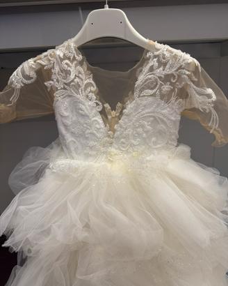 Abito mini sposa per battesimo