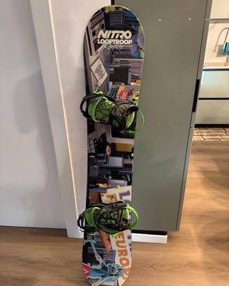 Set Snowboard Nitro + Attacchi Union 