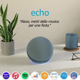 Alexa ECHO  4 gen AUDIO ALTA DEFINIZIONE studio