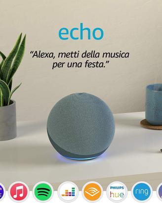 Alexa ECHO  4 gen AUDIO ALTA DEFINIZIONE studio