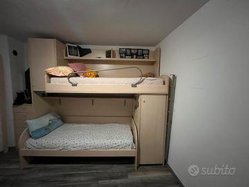 camera da letto a castello
