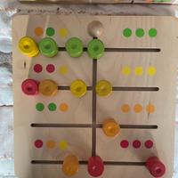 Gioco in legno con scatola bimbi da un anno