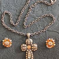 Parure collana e orecchini