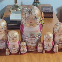 Matrioska russa 31cm e 15 pezzi 