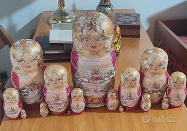 Matrioska russa 31cm e 15 pezzi 