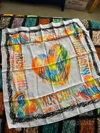 Foulard Moschino vintage pura seta