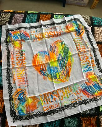 Foulard Moschino vintage pura seta