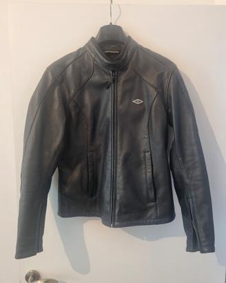 giacca moto donna in pelle marca Spyke