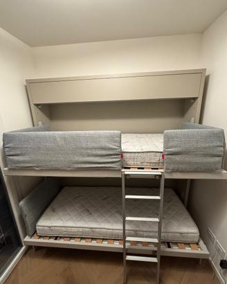 Letto a castello a scomparsa CLEI Kali Duo – NUOVO