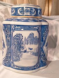 Vaso cinese blu e bianco – porcellana 