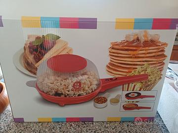 Macchina per pop corn, crepes e uova fritte