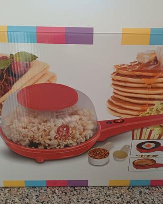 Macchina per pop corn, crepes e uova fritte
