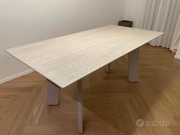Tavolo artigianale rettangolare in legno
