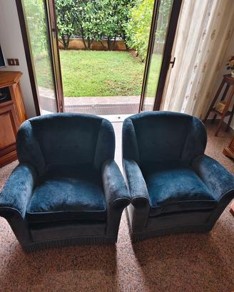poltrone a pozzetto vintage 