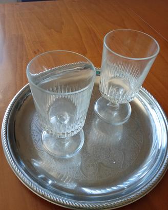 Coppia di Bicchieri Calici Vintage Anni 80