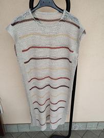 Maglia Lunga Copricostume Maglia Traforata T Unica