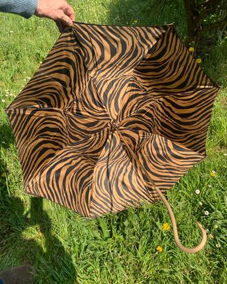 Ombrello Lusso Donna Pasotti marrone zebrato