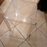 Tavolino Kartell Jolly trasparente 