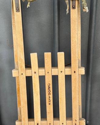 Slittino in legno Davos extra